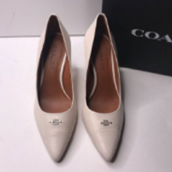 COACH Patrice Coh Ltr Pump - Beechwood - Picture 1 of 16